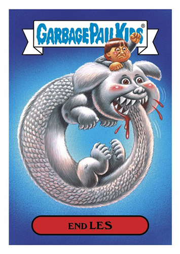 2017 Topps Garbage Pail Kids Fall Comic Convention 3b End Les