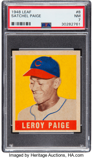 1948 Leaf Satchel Paige PSA 7