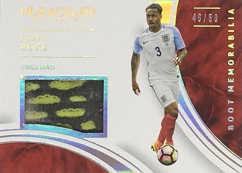 2017 Panini Immaculate Soccer Boot Memorabilia Danny Rose