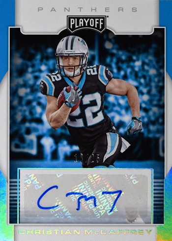 2017 Playoff Football Rookie Autograph Variations Christian McCaffrey