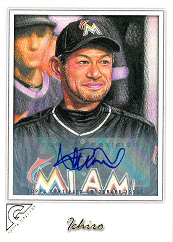 2017 Topps Gallery Baseball Base Autographs Ichiro