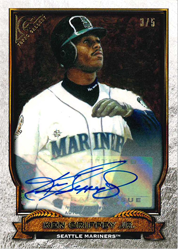 2017 Topps Gallery Baseball Hall of Fame Gallery Autographs Ken Griffey Jr.