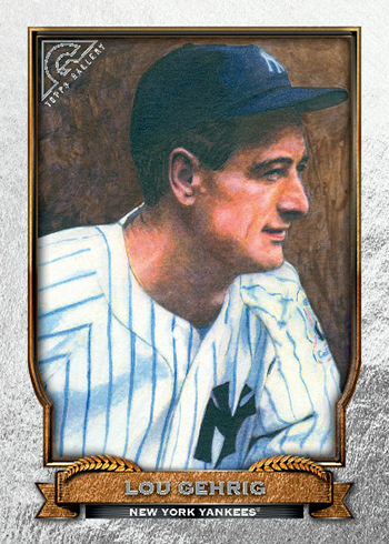 2017 Topps Gallery Baseball Hall of Game Gallery Lou Gehrig