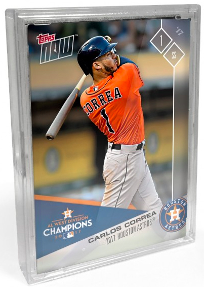 2017 Topps Now Postseason Baseball Houston Astros
