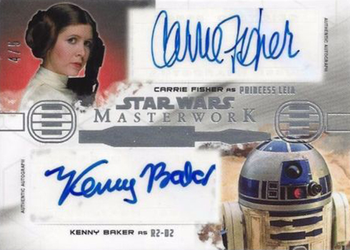 2017 Topps Star Wars Masterwork Checklist, Autographs, Release Date
