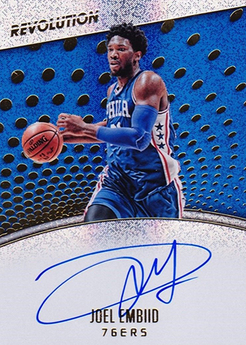 2017-18 Panini Revolution Basketball Autographs Joel Embiid