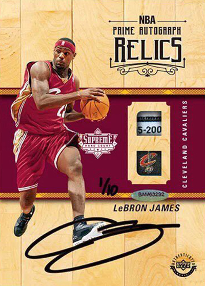 2017-18 Upper Deck Authenticated Supreme Hard Court Details