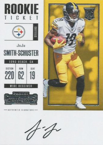 2017 Contenders JuJu Smith-Schuster Autograph