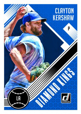 2018 Donruss Baseball Diamond Kings Clayton Kershaw