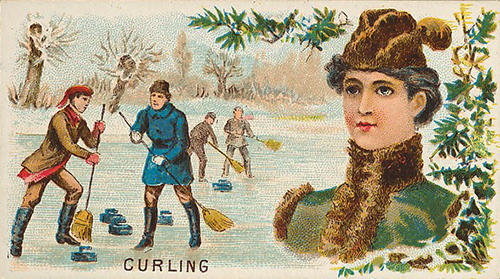 1889 Goodwin N165 Curling