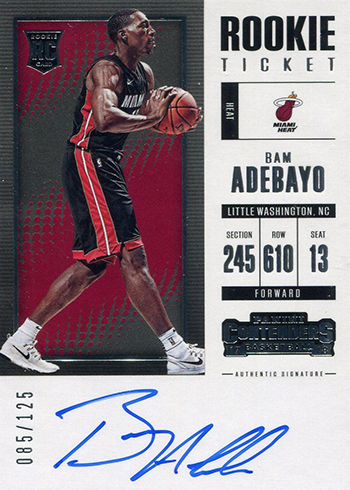 2017-18 Panini Contenders Basketball Rookie Ticket Autograph 114