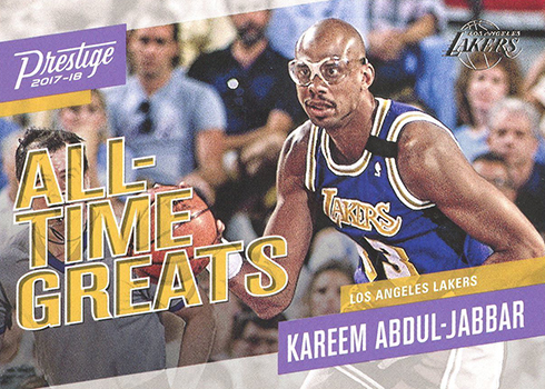 2017-18 Panini Prestige Basketball All-Time Greats Kareem Abdul-Jabbar