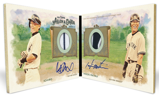 2018 Topps Allen and Ginter Baseball Dual Auto Relic Book