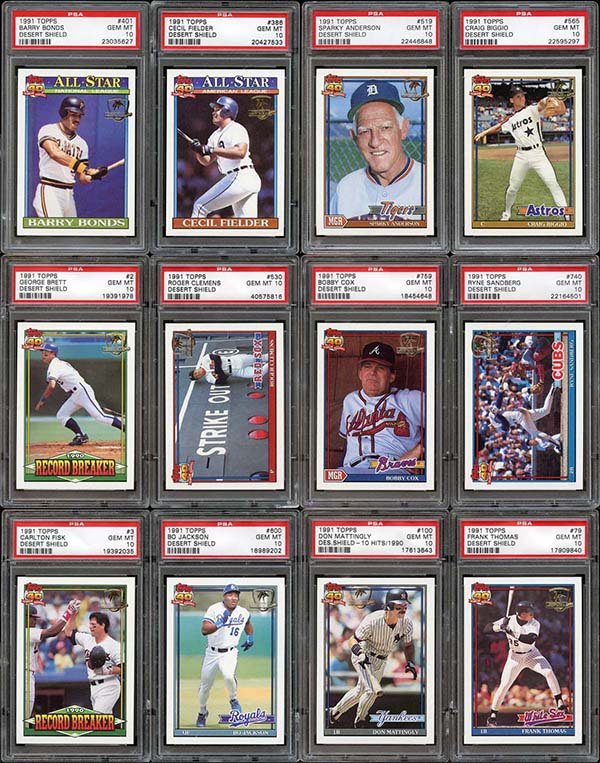 rare desert storm cards Topps Trading Card Pack featuring iconic images and gripping stories of bravery 1991 Topps Desert Storm Trading