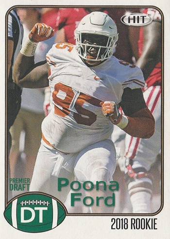 2018 SAGE Hit Premier Draft Football Base Poona Fora
