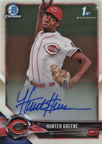 2018 Bowman Chrome Hunter Greene Autograph - Beckett News 2018 Bowman Chrome Hunter Greene Autograph - Beckett News