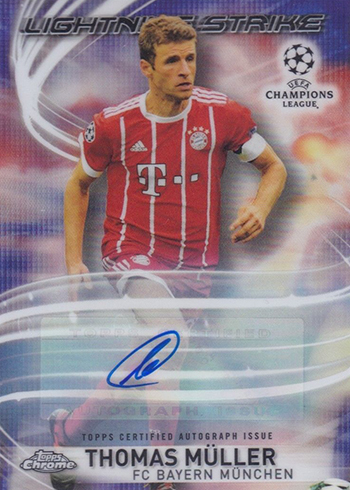 2017-18 Topps Chrome UEFA Champions League Soccer Checklist, Info