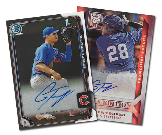 Gleyber Torres Rookie Card Checkist and Early Prospect Card Highlights