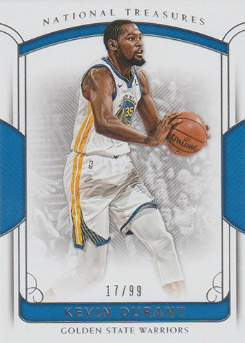 2017-18 Panini National Treasures Basketball Kevin Durant