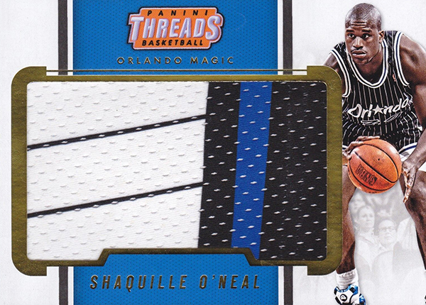 2017-18 Panini Threads Basketball Memorabilia Variation Shaquille ONeal B