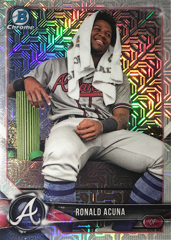 2018 Bowman Chrome Mega Box Variations Ronald Acuna
