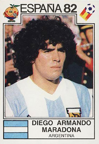 Diego Maradona World Cup Story Samlarbild, Stic.. | Köp på (655004596