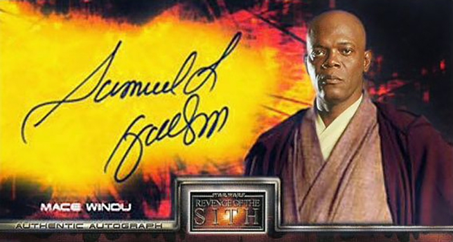 It Looks Like New Samuel L. Jackson Star Wars Autographs Are On