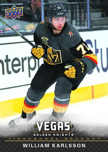 2017-18 Upper Deck Vegas Golden Knights Inaugural Season William Karlsson