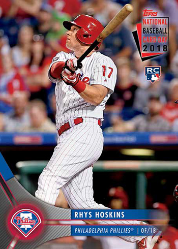 2018 Topps National Baseball Card Day Rhys Hoskins
