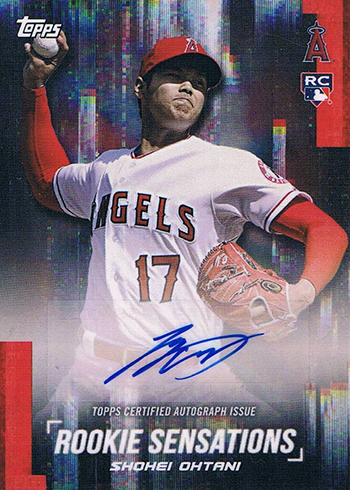 2018 Topps On Demand Rookie Sensations Checklist, Details