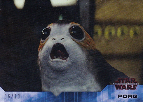 2018 Topps On Demand Star Wars The Last Jedi Base Blue Porgs
