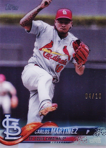 2018 Topps Series 2 Baseball Clear Carlos Martinez