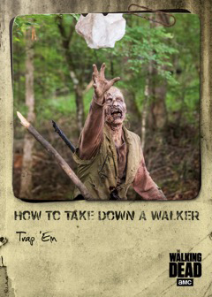 2018 Topps Walking Dead: Hunters and the Hunted How to Take Down a Walker