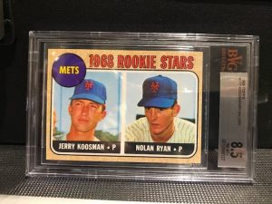 is it worth getting your cards graded Nolan Ryan Signed 2018 Topps Throwback Thursday #67 '69 Rookies