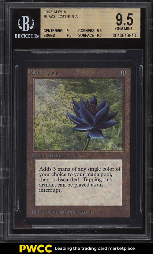 how much is the black lotus magic card worth