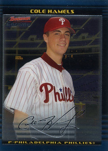 2002 Bowman Chrome Draft Cole Hamels RC