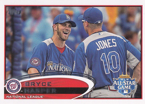2012 Topps Update Bryce Harper Variations Chipper Jones US299