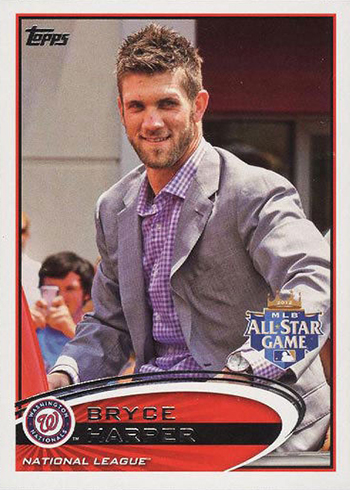 2012 Topps Update Bryce Harper Variations Suit US299