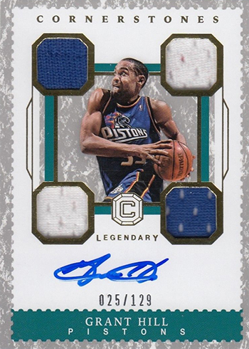 2017-18 Panini Cornerstones Basketball Legendary Cornerstones Grant Hill