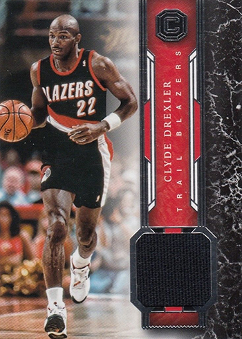 2017-18 Panini Cornerstones Basketball Memorabilia Clyde Drexler