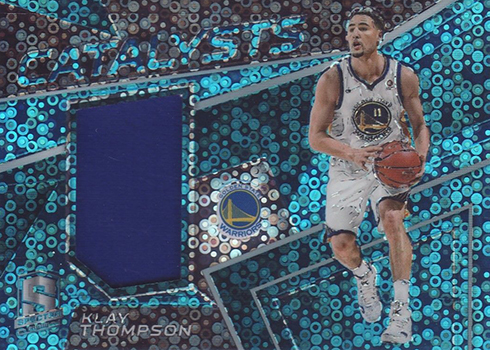 2017-18 Panini SPectra Basketball Catalysts Neon Blue Klay Thompson