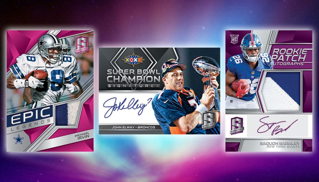 2022 Panini Spectra Football Checklist, Team Set Lists, Box Info