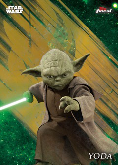 2018 Topps Finest Star Wars Green Refractor