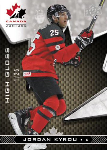 2018 Upper Deck Team Canada Juniors Hockey Base High Gloss