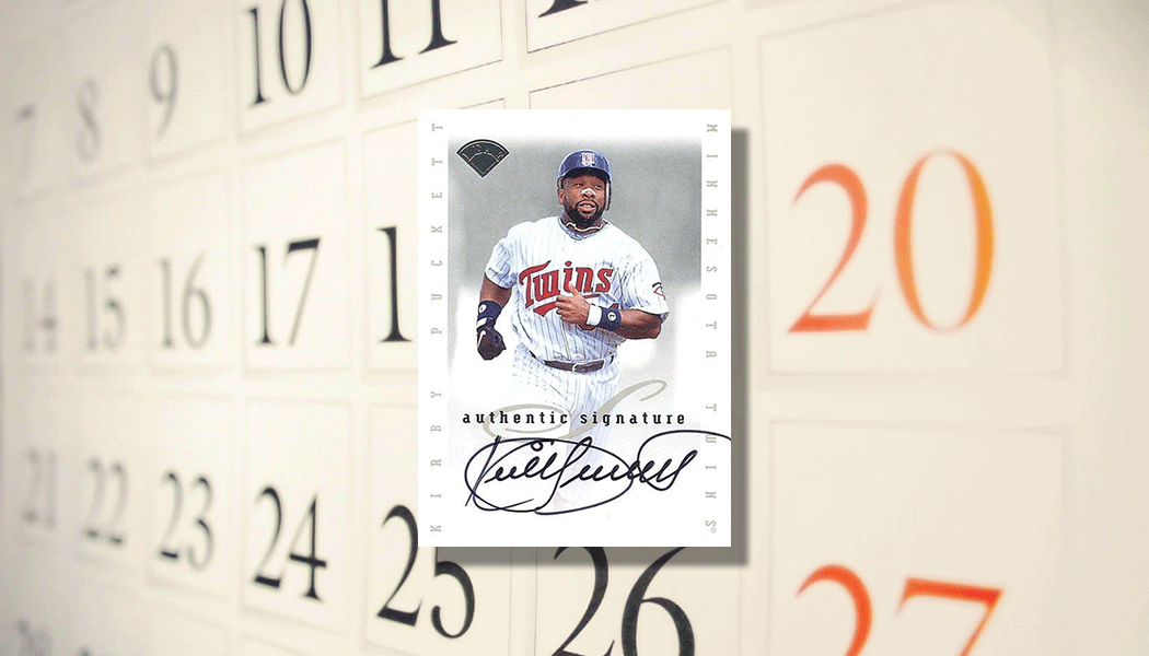 The Daily: 1996 Leaf Signature Series Kirby Puckett Autograph