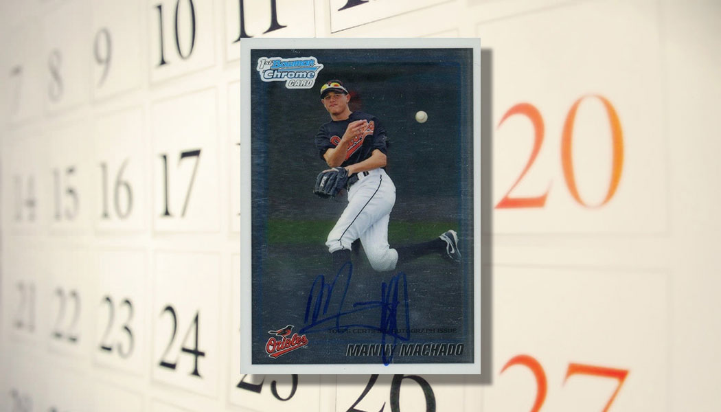 The Daily: 2010 Bowman Chrome Draft Manny Machado Autograph