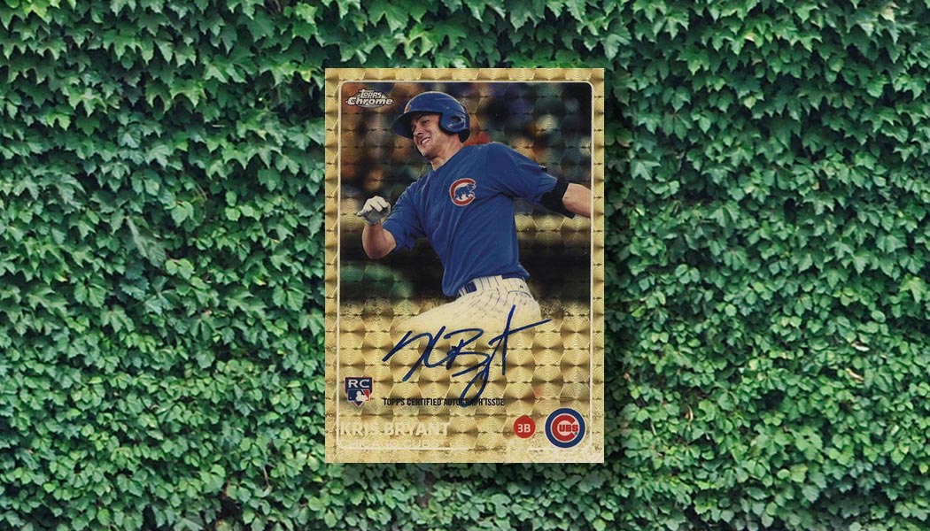 2015 Topps Chrome Kris Bryant Superfractor Autograph Sells for