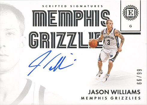 2017-18 Panini Encased Certified Signatures Jason Williams