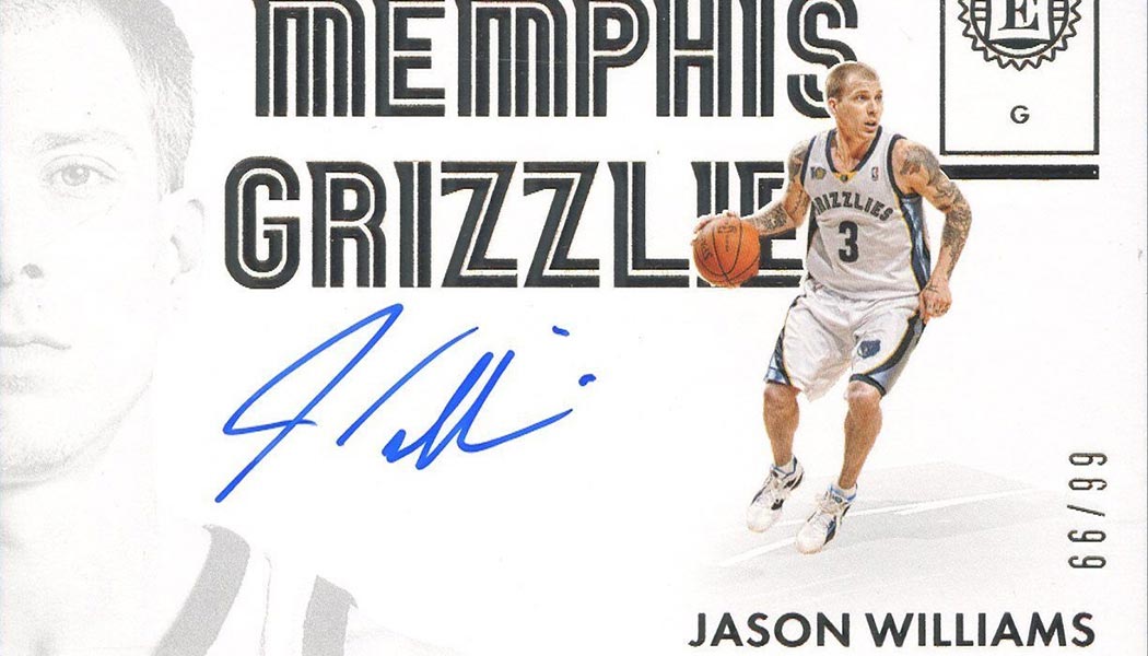 2017-18 Dominion Jason Williams Main Exhibit Legends Autograph 