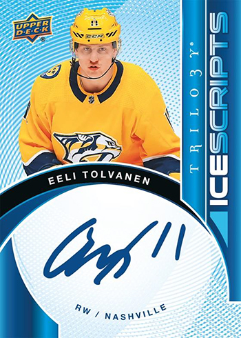 2018-19 Upper Deck Trilogy Hockey Ice Scripts